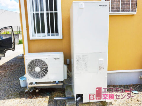茨城県取手市エコキュート交換工事後05激安価格